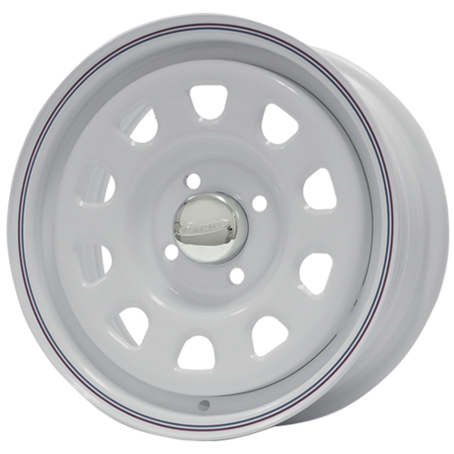 ホイール4本セット DAYTONA'S デイトナ ホワイト 14インチ 6.0J 4穴100