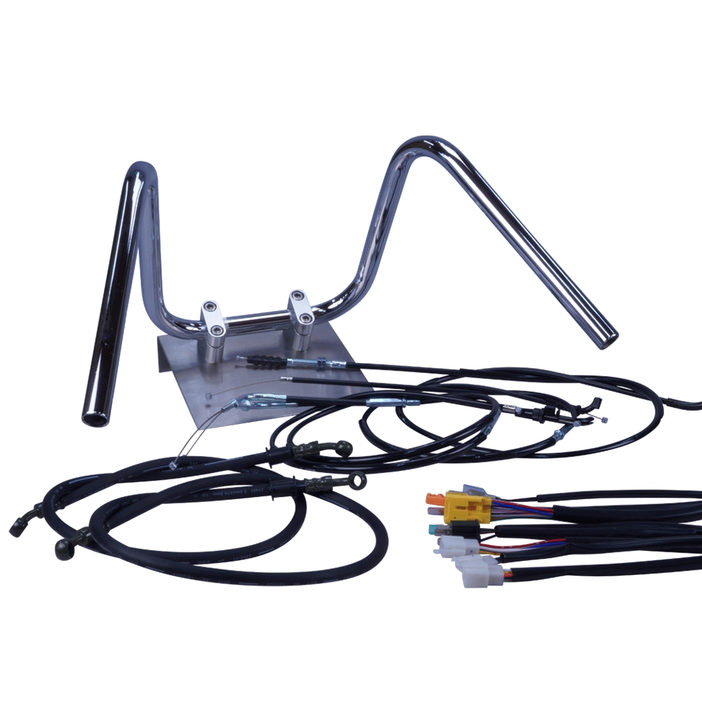 ZRX400/2 アップハンドル しぼりアップハンドル セット 絞りアップハン