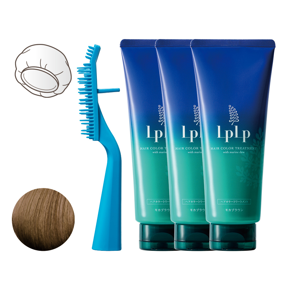 LPLP（ルプルプ） 白髪染めトリートメント ヘアカラー オリジナル 3本