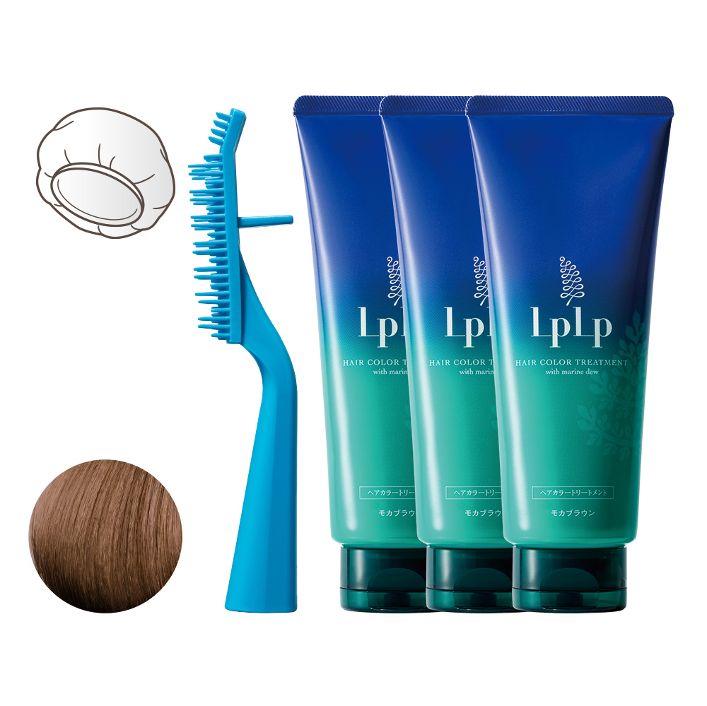 LPLP（ルプルプ） 白髪染めトリートメント ヘアカラー オリジナル 3本
