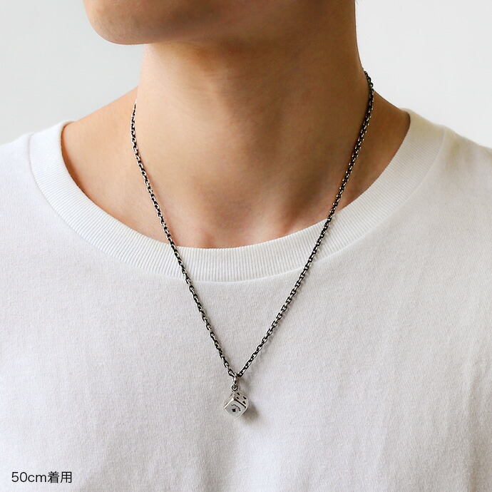 Binich（ビニッチ） シルバー925 ネックレス チェーン 燻しアズキ