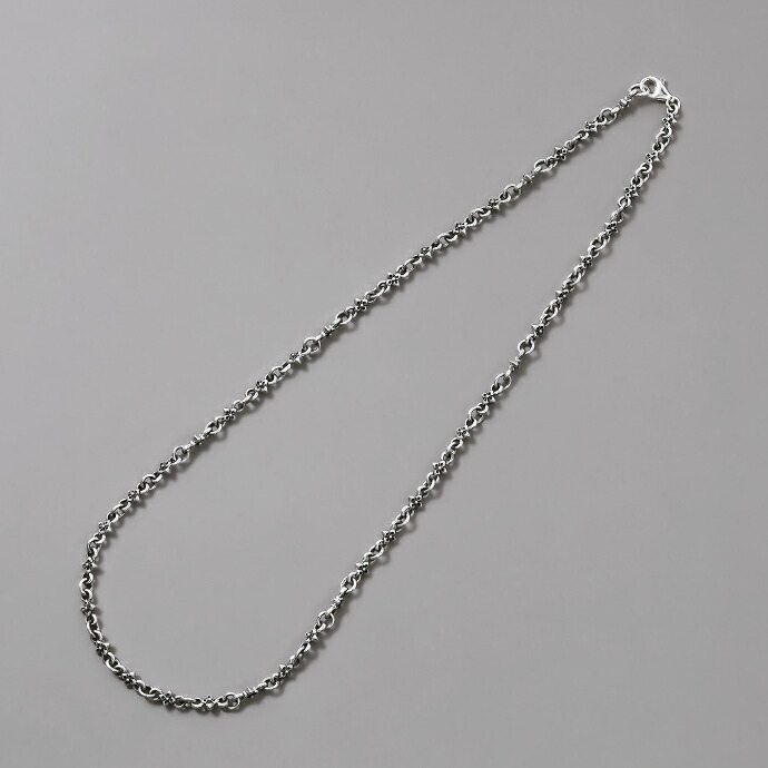 Binich（ビニッチ） シルバー925 フラワークロスネックレス メンズ