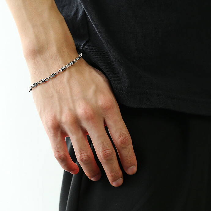 Binich（ビニッチ） ブレスレット メンズ シルバー925 クロス 十字架