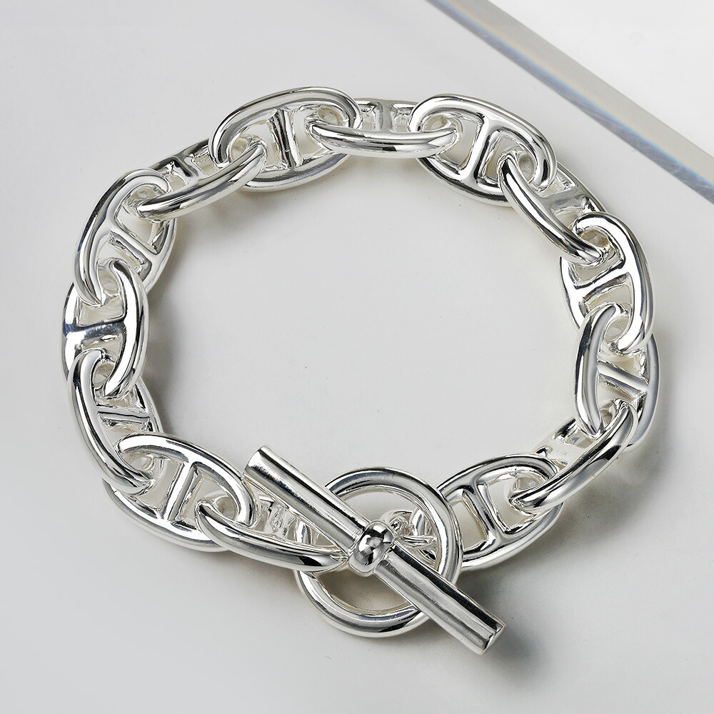 Binich（ビニッチ） ブレスレット メンズ シルバー925 幅12mm アンカー