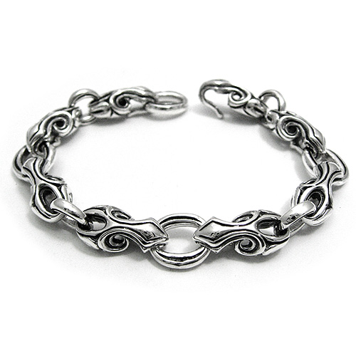 Binich（ビニッチ） ブレスレット メンズ シルバー925 チェーン 太め