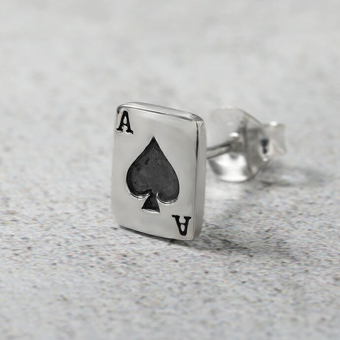 Binich（ビニッチ） シルバー925 トランプ ピアス メンズ レディース