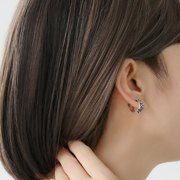 Binich（ビニッチ） ワイド サクラ イヤリング メンズ レディース