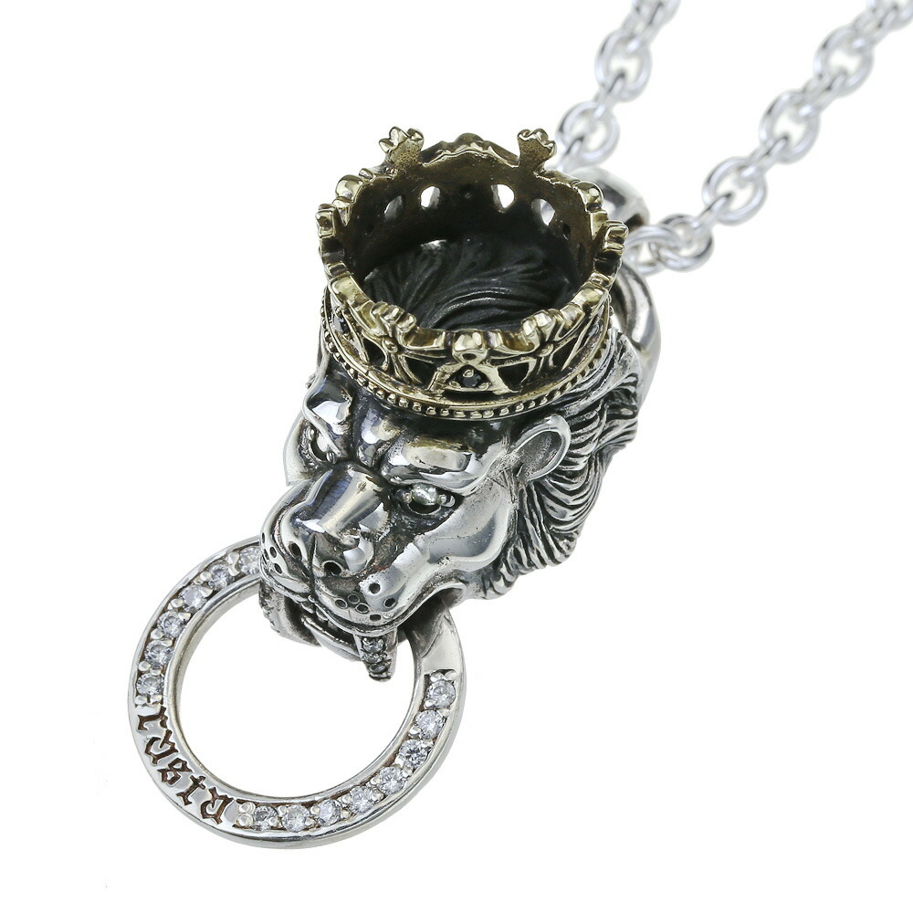 Binich（ビニッチ） クラウンライオンペンダント (トップのみ