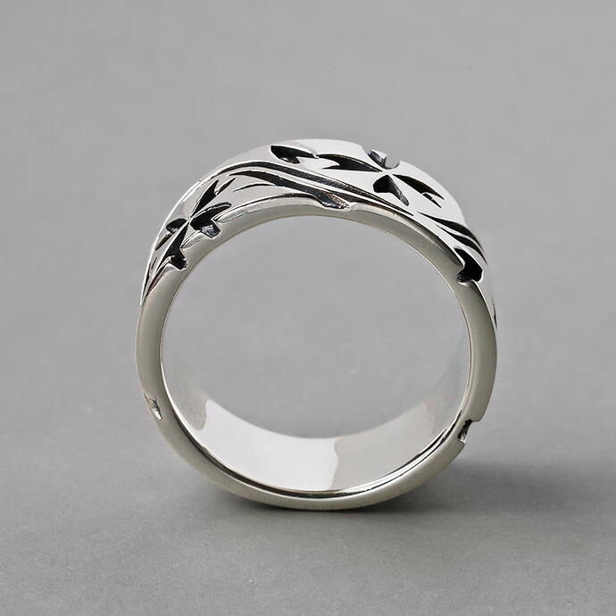Binich（ビニッチ） 名入れ可 桜 和柄 リング 指輪 シルバー925 メンズ