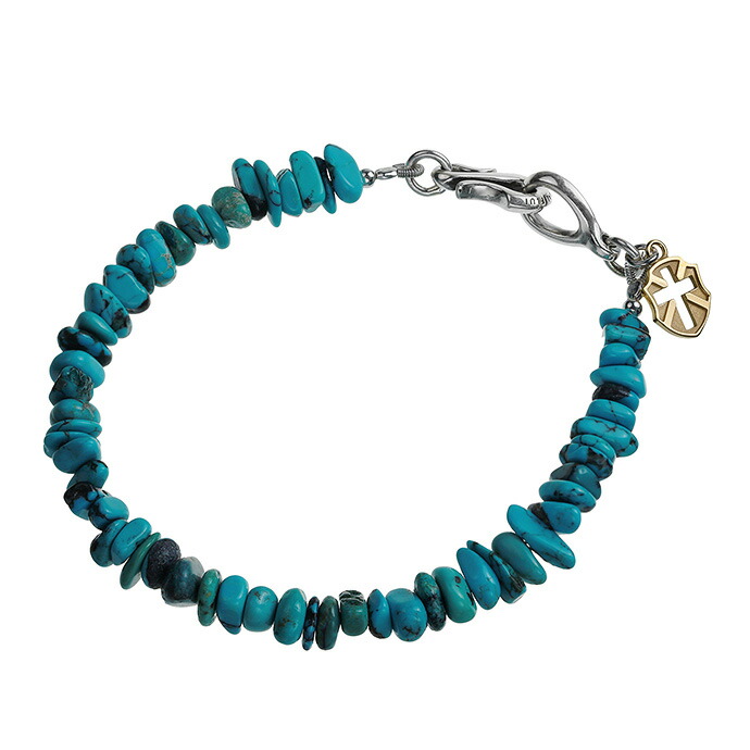 FLUI（フルイ） ターコイズブレスレット メンズ ブランド シルバー925