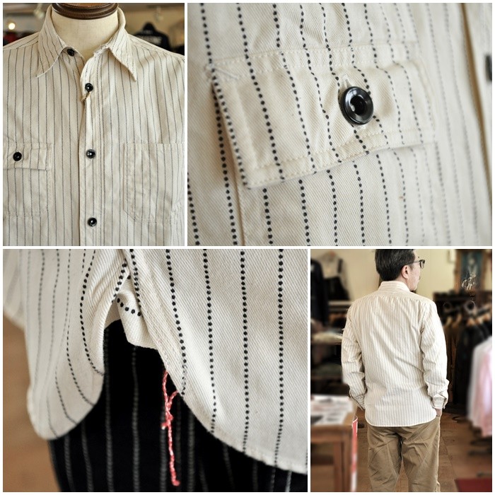 SUGAR CANE SUGARCANE シュガーケーン ウォバッシュワークシャツ 27076