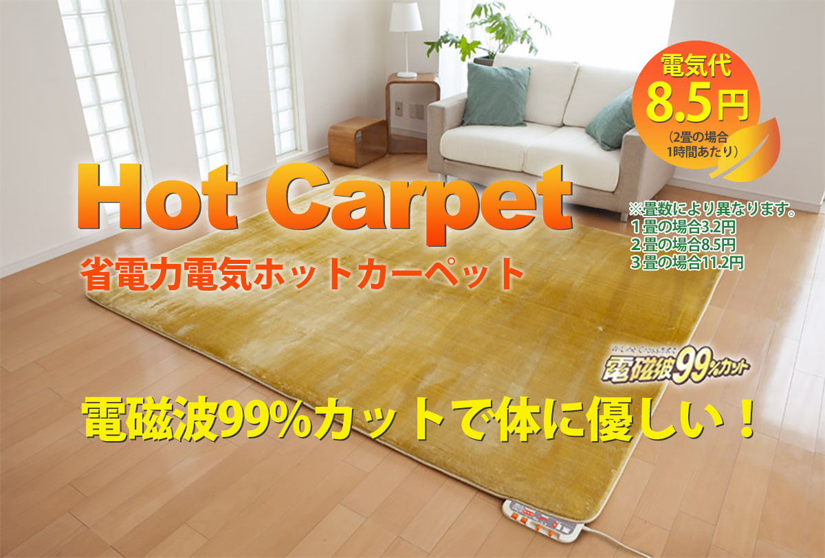 ゼンケン ホットカーペット ホットマット 本体＋カバー付き 3畳タイプ