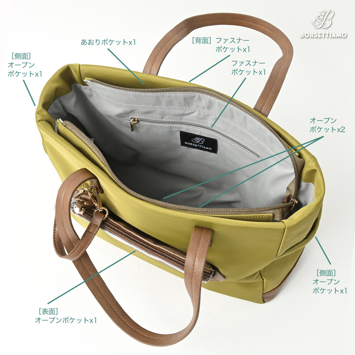 半額セール トートバッグ A4収納 軽量 軽い レディース ポーチ付き