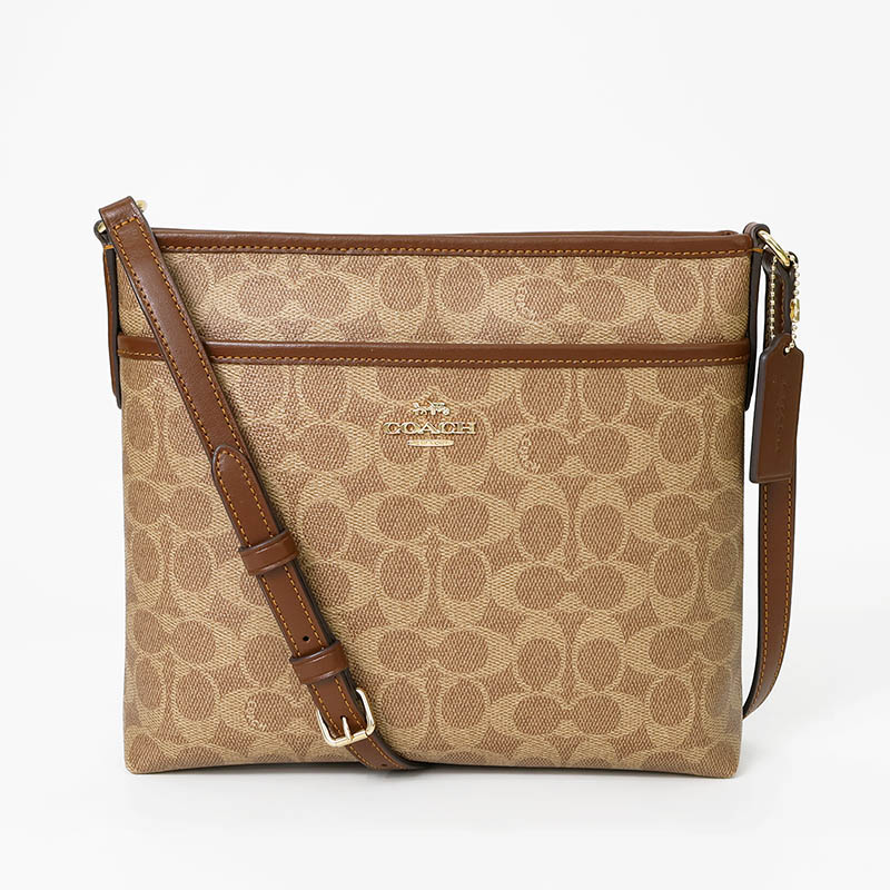 COACH（コーチ） ショルダーバッグ シグネチャー ファイルバッグ