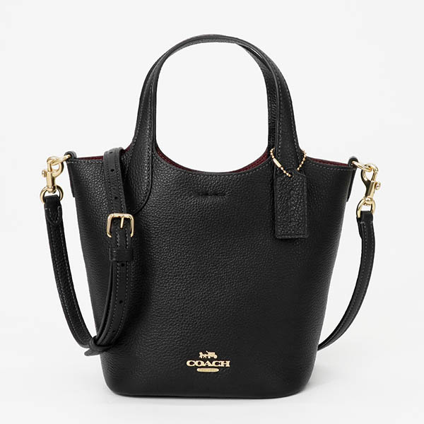 COACH（コーチ） ショルダーバッグ レザー 2way ハンナ バケットバッグ