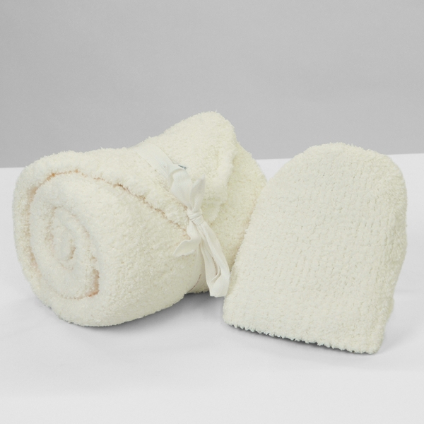 Kashwere（カシウエア） ベビーブランケット&ベビーニット帽 セット