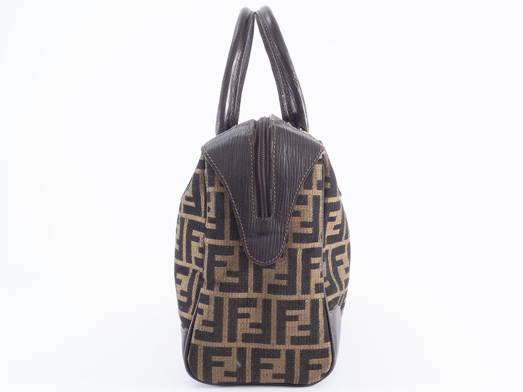 FENDI（フェンディ） バッグ 中古 ズッカ ハンドバッグ ベージュ