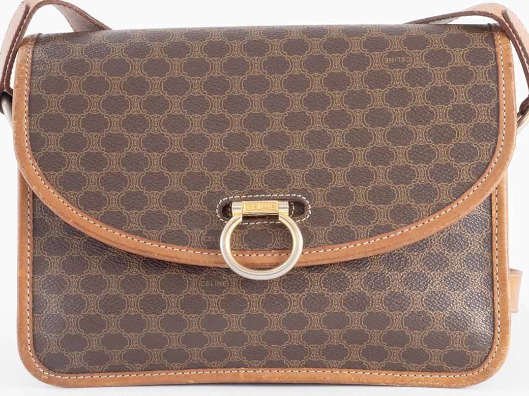 CELINE（セリーヌ） マカダム フラップショルダー ショルダーバッグ