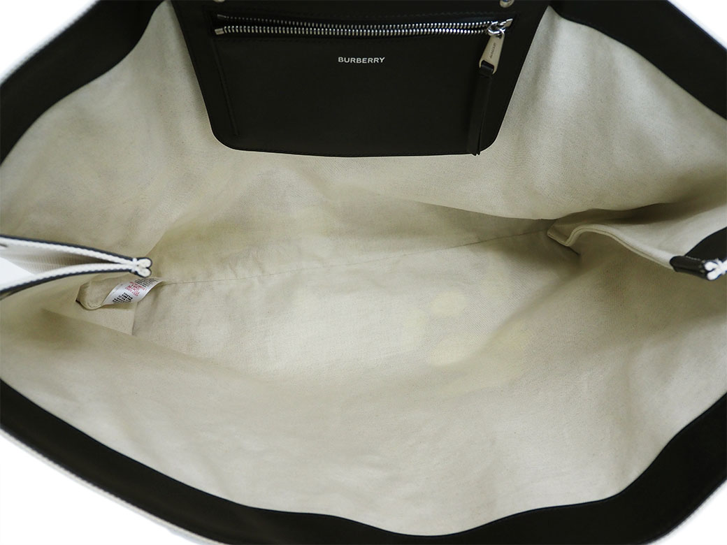 BURBERRY（バーバリー） ロゴ キャンバストートバッグ ラージ