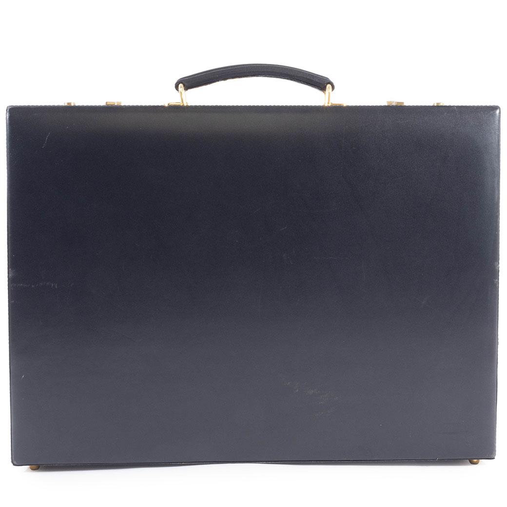 ダンヒル アタッシュケース ビジネスバッグ レザー ブラック メンズ