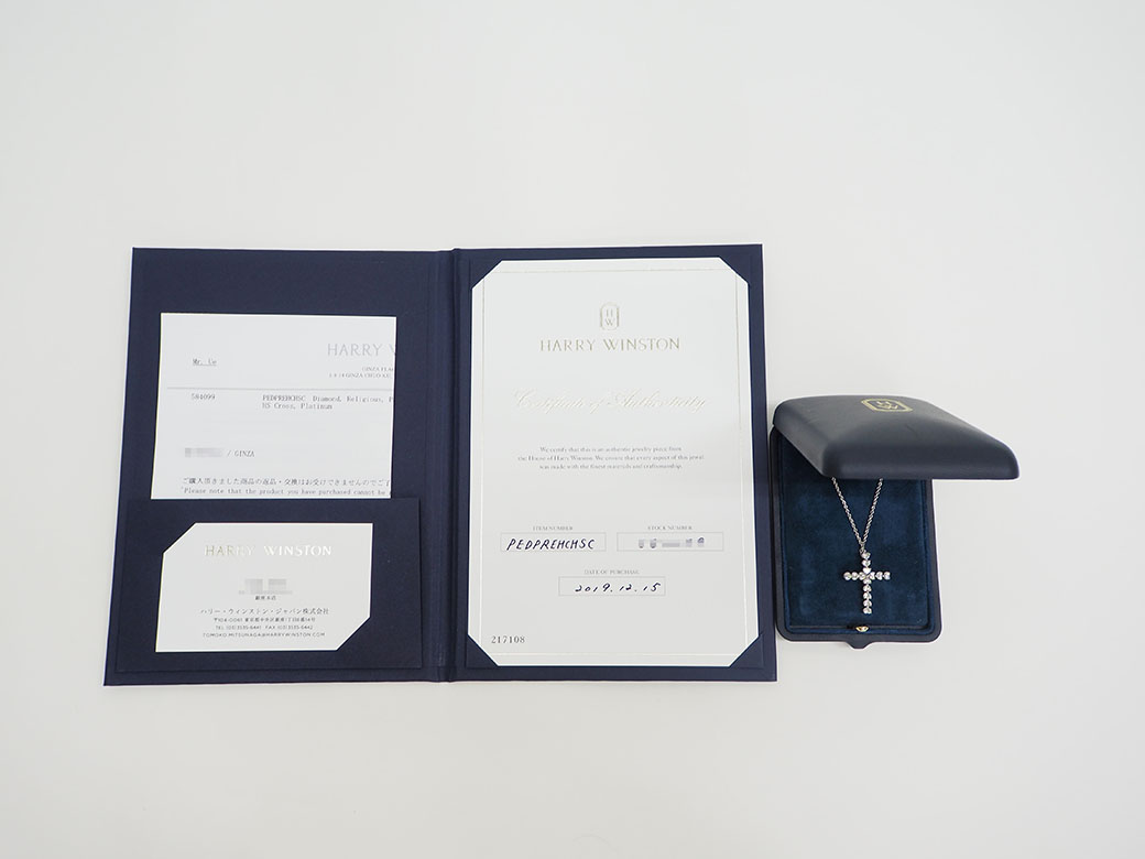ハリー・ウィンストン（HARRY WINSTON） ハートシェイプクロス