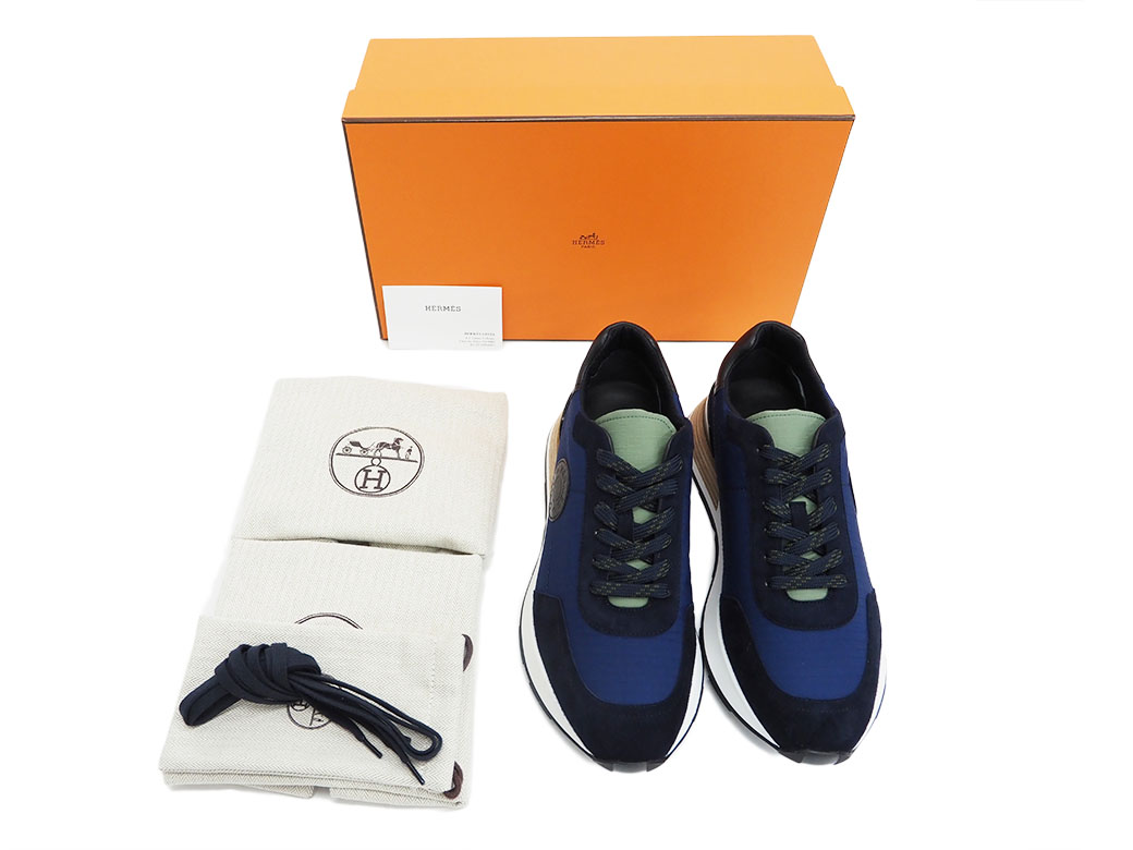 HERMES（エルメス） スニーカー メンズ 42 27cm ローカット ドライブ