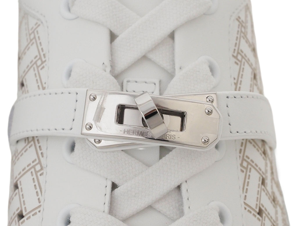 HERMES（エルメス） スニーカー レディース 37 24cm デイ 靴 ホワイト