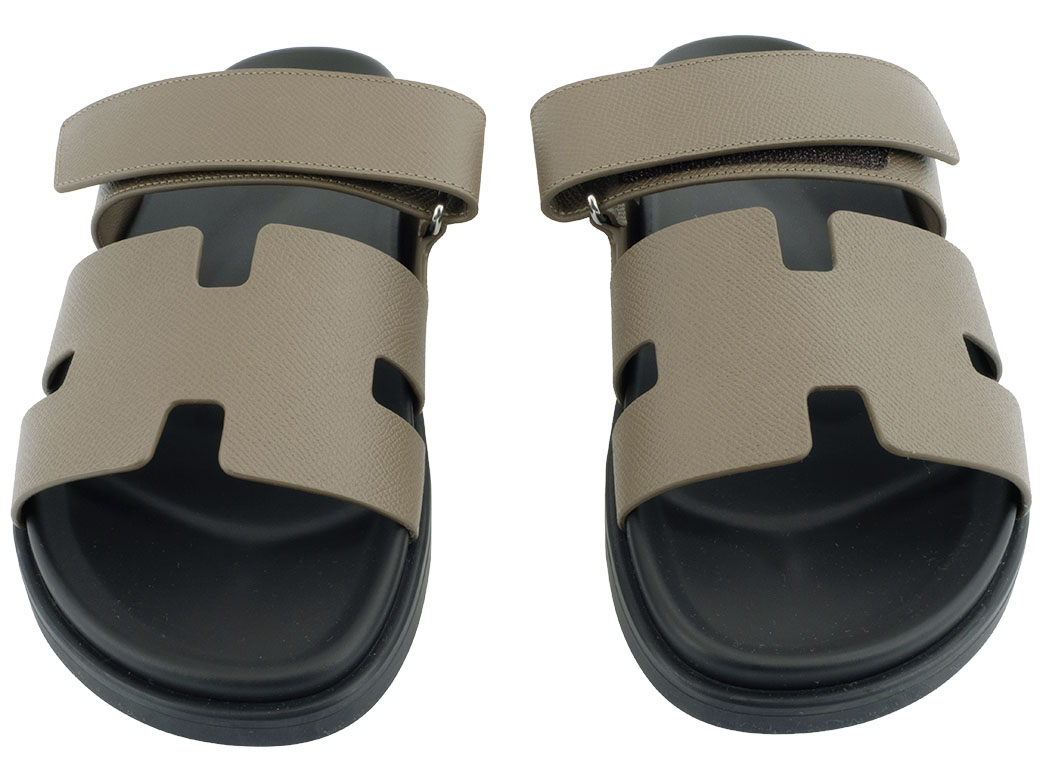 HERMES（エルメス） サンダル シプレ 靴 エトゥープ ヴォーエプソン