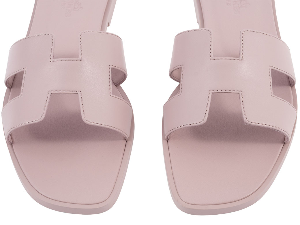 HERMES（エルメス） サンダル オラン 靴 H202230Z カーフ ローズ