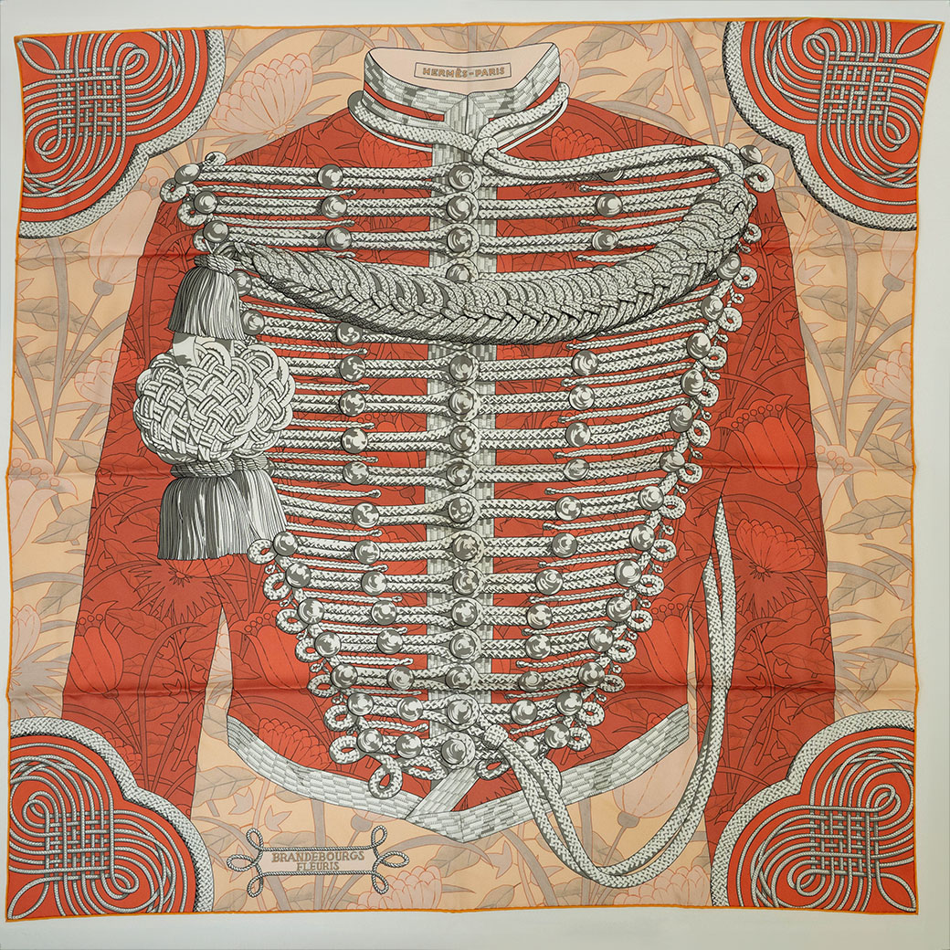 HERMES（エルメス） スカーフ カレ90 ダブルフェイス ブランデンブルク