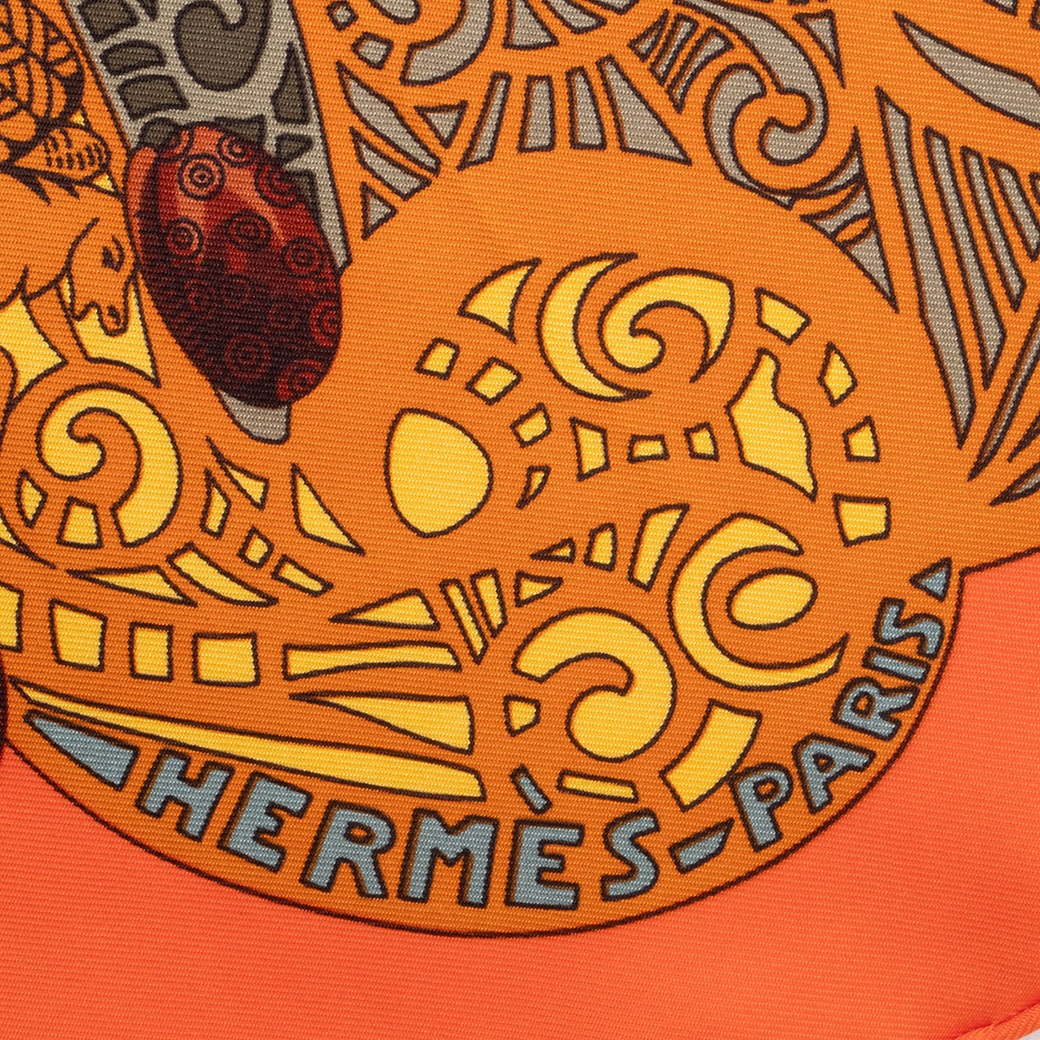 エルメス カレ90 アトランティス大陸 L'ATLANTIDE スカーフ 正方形