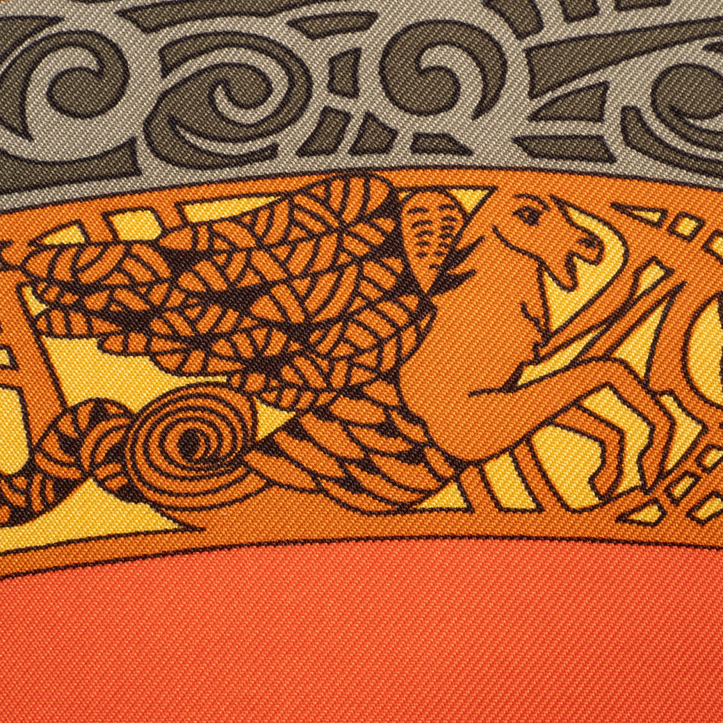 エルメス カレ90 アトランティス大陸 L'ATLANTIDE スカーフ 正方形