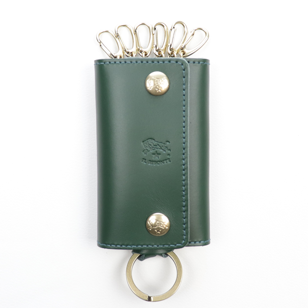 IL BISONTE（イルビゾンテ） キーケース 6連 キーリング付き