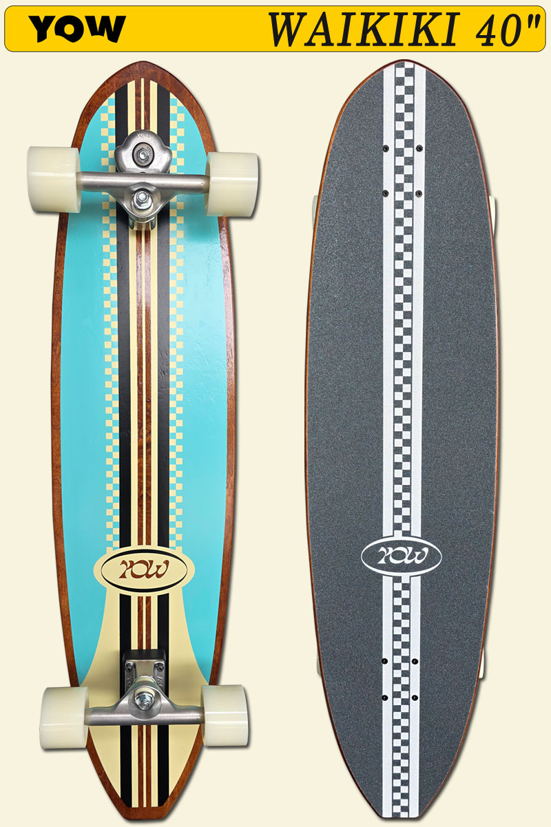 2025 YOW SKATE WAIKIKI 40インチ ヤウ ワイキキ サーフスケート