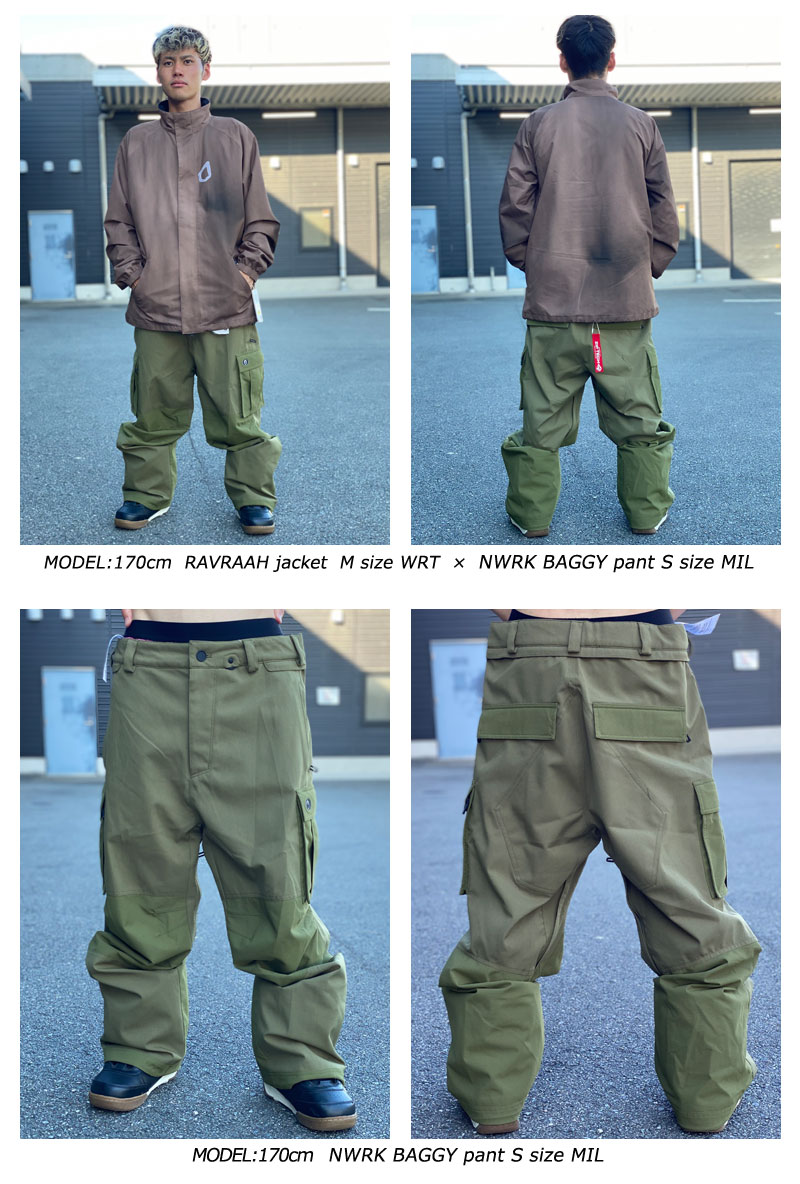 VOLCOM（ボルコム） 23-24 VOLCOM/ボルコム NWRK BAGGY pant メンズ