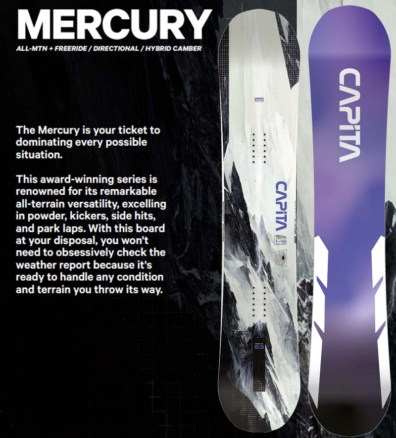 CAPiTA 24-25 CAPITA / キャピタ 訳あり品 MERCURY マーキュリー