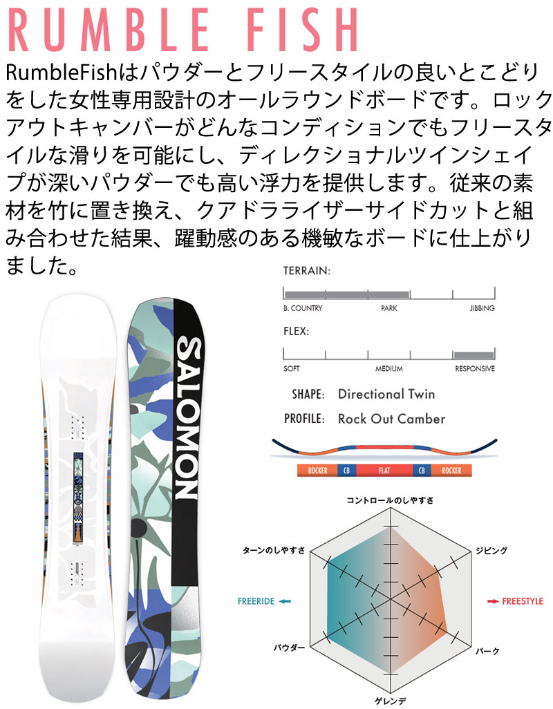 SALOMON（サロモン） 25-26 SALOMON/サロモン RUMBLE FISH ランブル