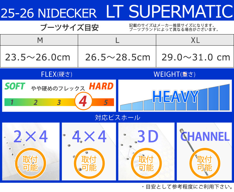 NIDECKER（ナイデッカー） 25-26 NIDECKER/ナイデッカー LT SUPERMATIC
