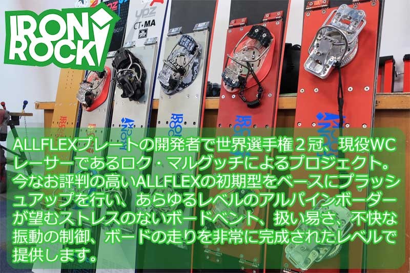 21-22 IRON ROCK RACE PLATE アイアンロック レースプレート アルペン