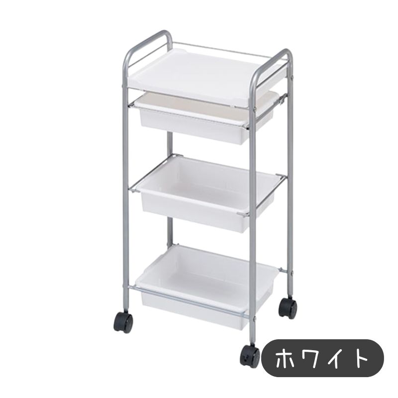 代引き不可 美容室 理容室 セット台 No.30 ワゴン キャスター付き 日本