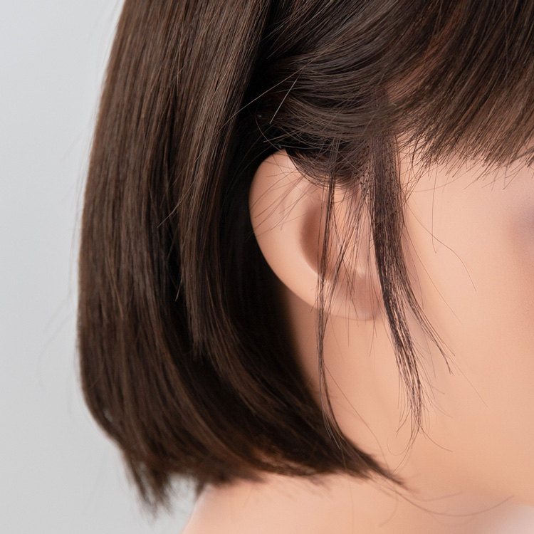 Brightlele（ブライトララ） 人毛100％もみあげウィッグ ウィッグ