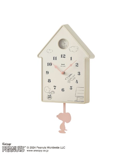 BRUNO（ブルーノ） PEANUTSモビールクロック DAY ピーナッツ Snoopy