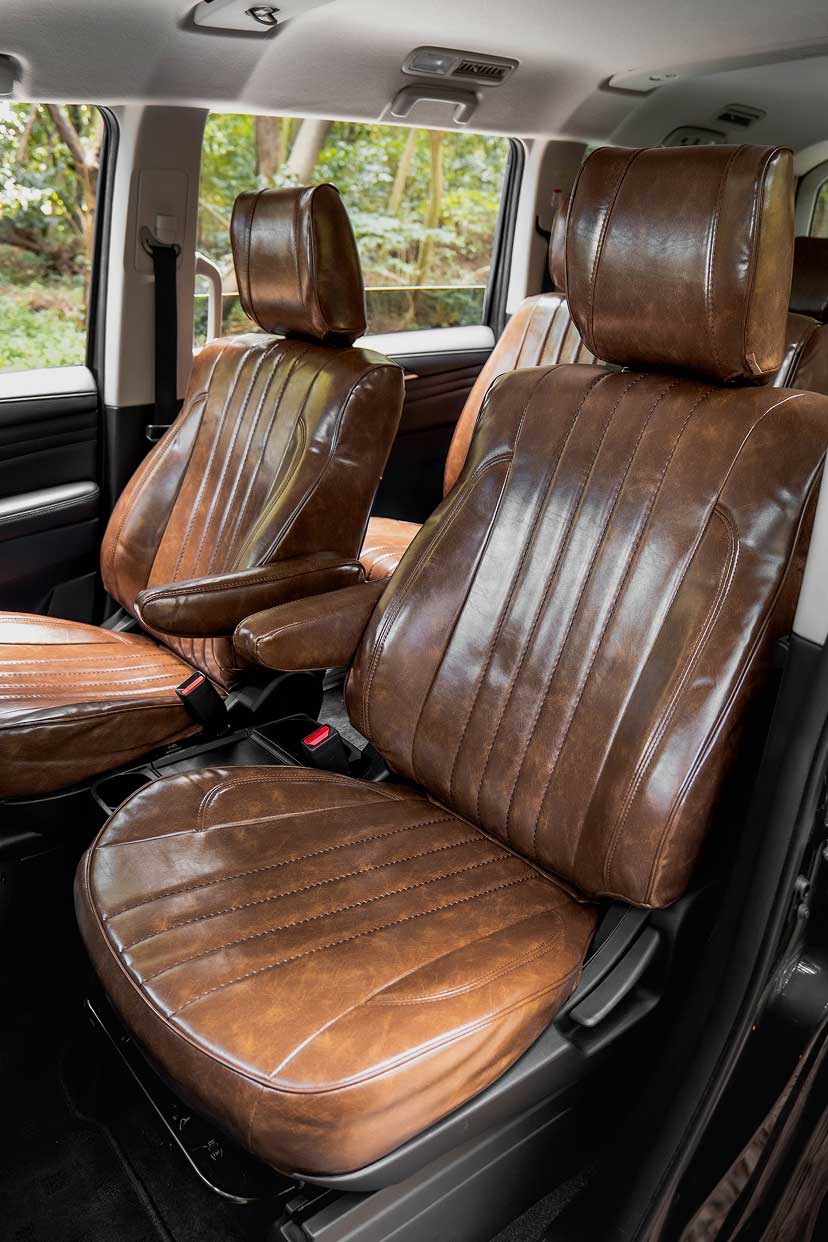 Sandii（サンディ） ハスラー シートカバー 全席セット オールドカヌレ