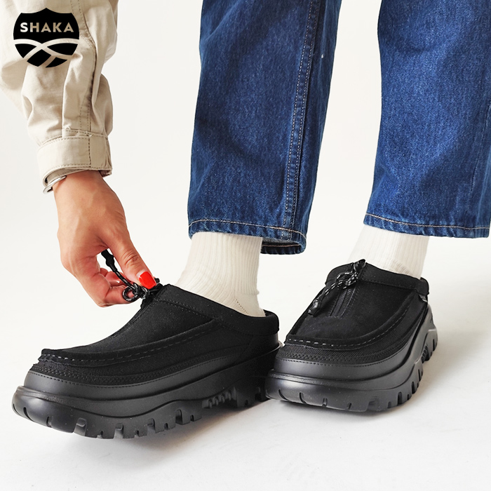 SHAKA（シャカ） スニーカー ZIP MOCCASIN MULE EX ジップ モカシン