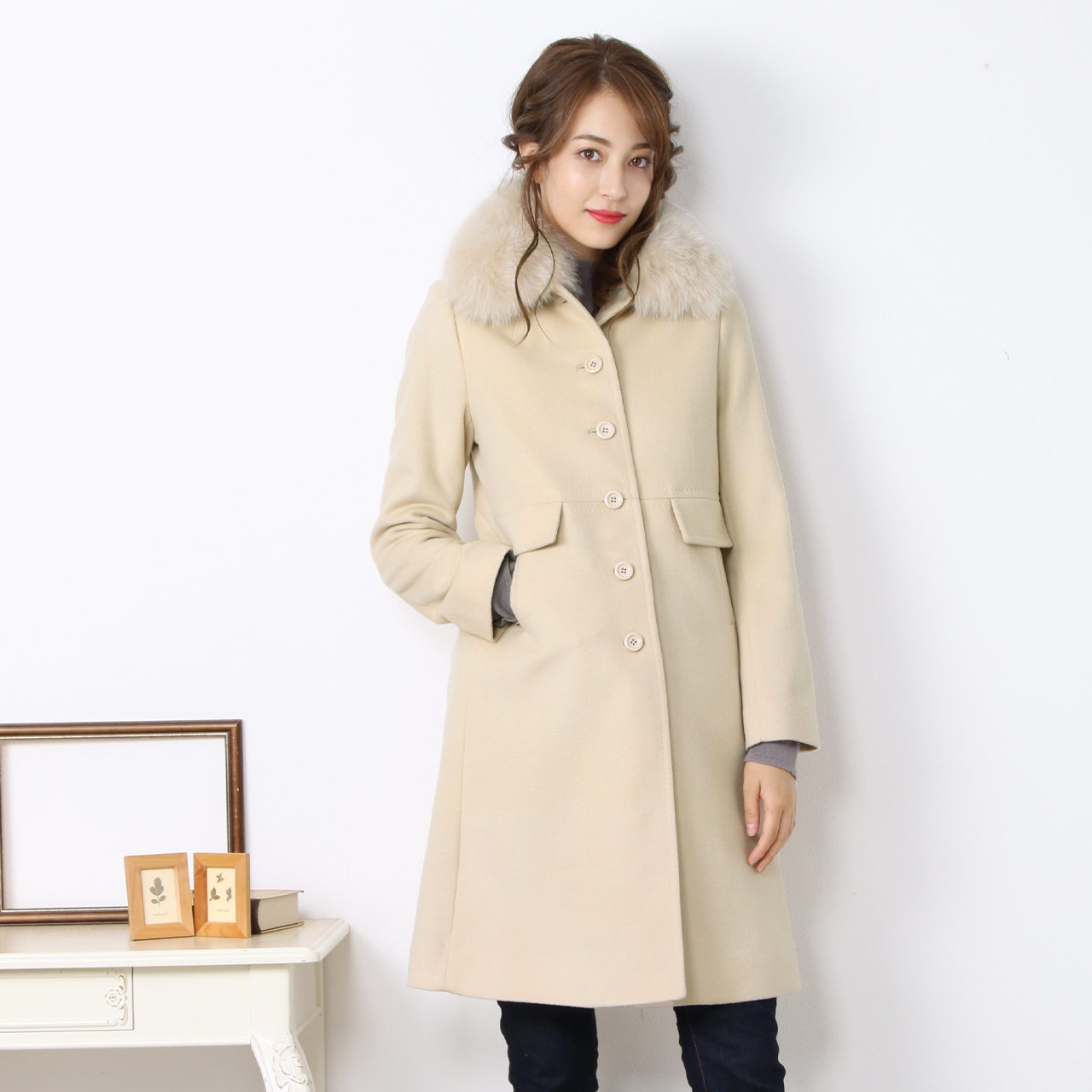 sankyo shokai（三京商会） [10%offクーポン]カシミヤ コート