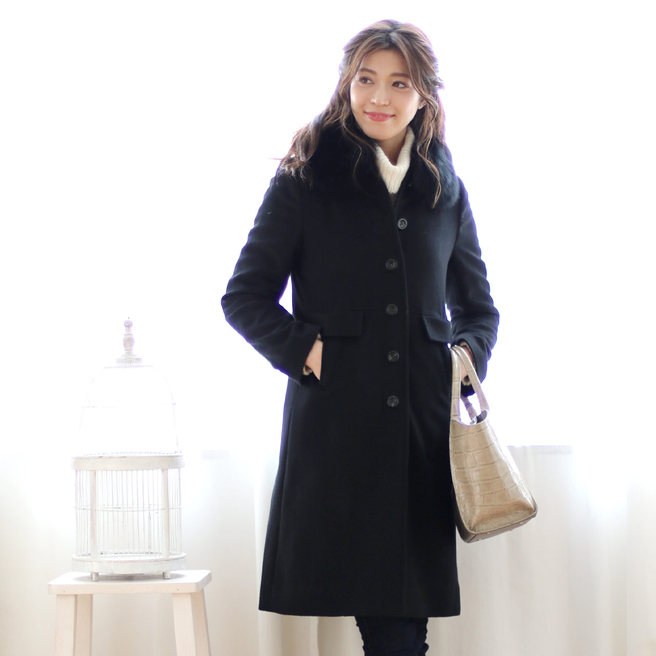 sankyo shokai（三京商会） [10%offクーポン]カシミヤ コート