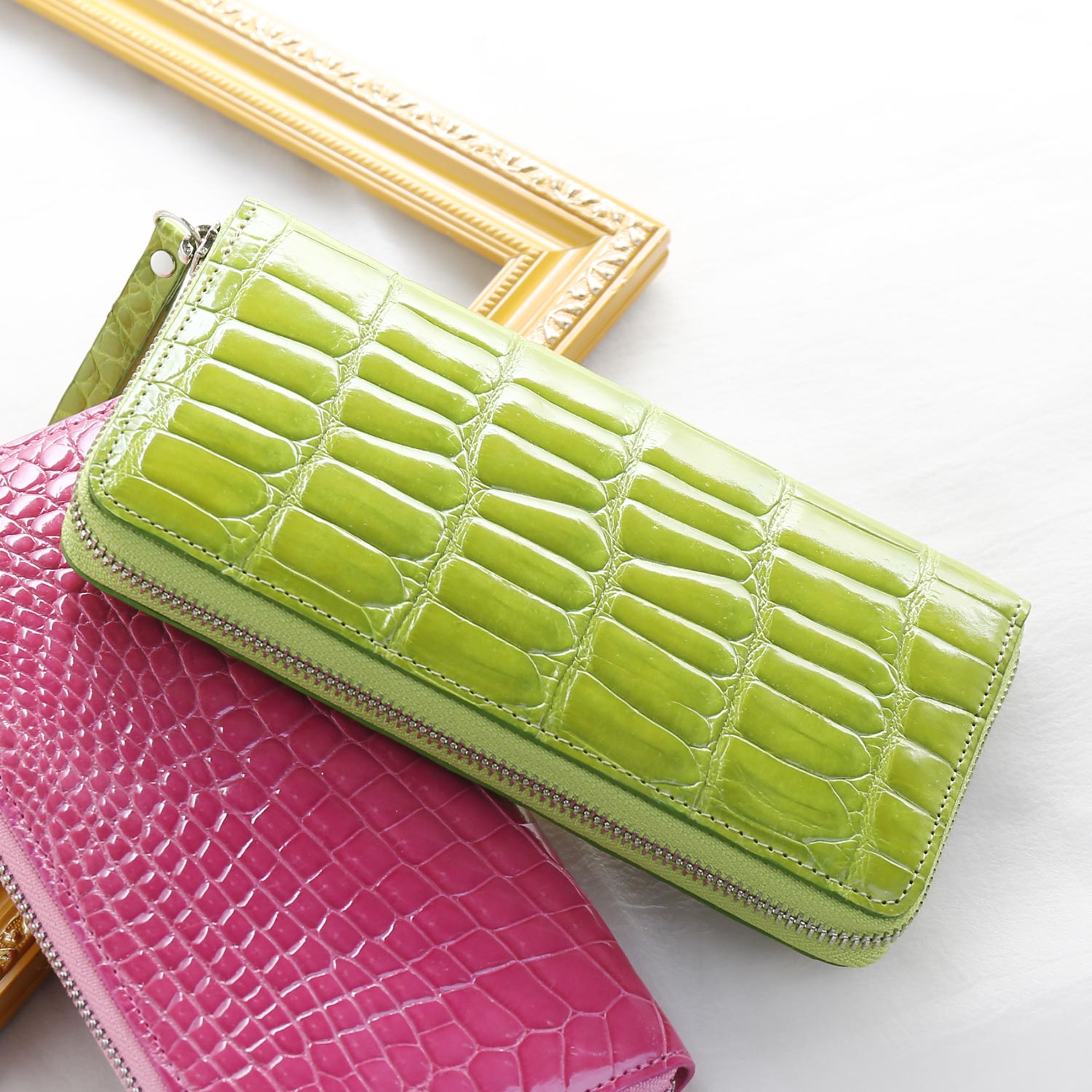 sankyo shokai（三京商会） ［期間限定価格］クロコダイル長財布