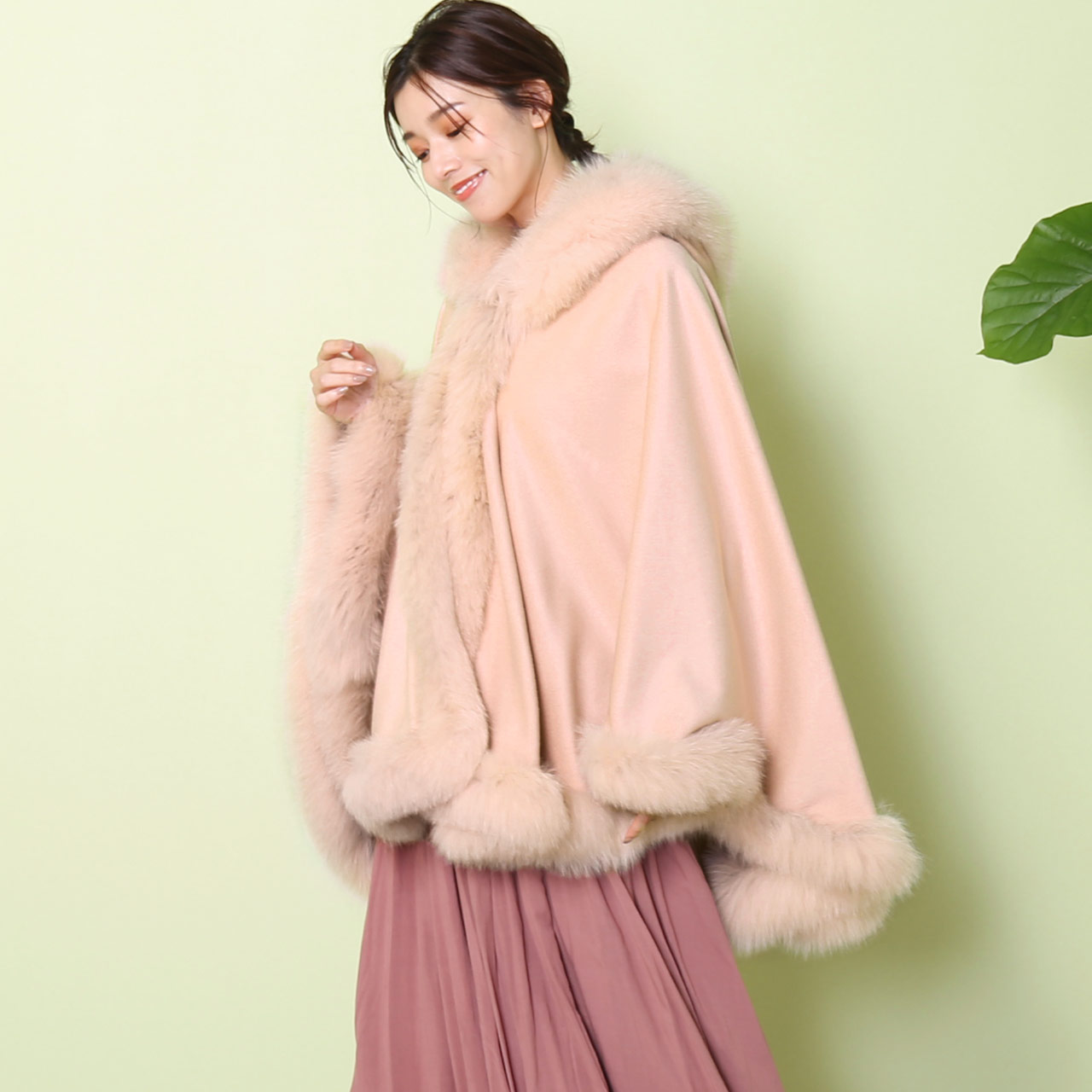 Filomo（フィローモ） [10%offクーポン]カシミヤ ケープ レディース 秋