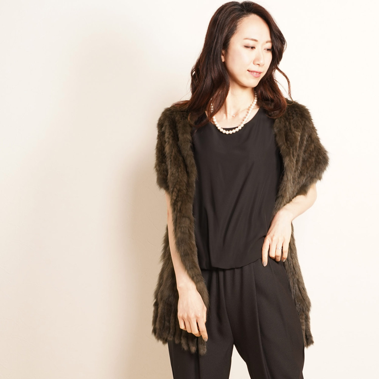 sankyo shokai（三京商会） ［期間限定価格］セーブル ファー 編込み