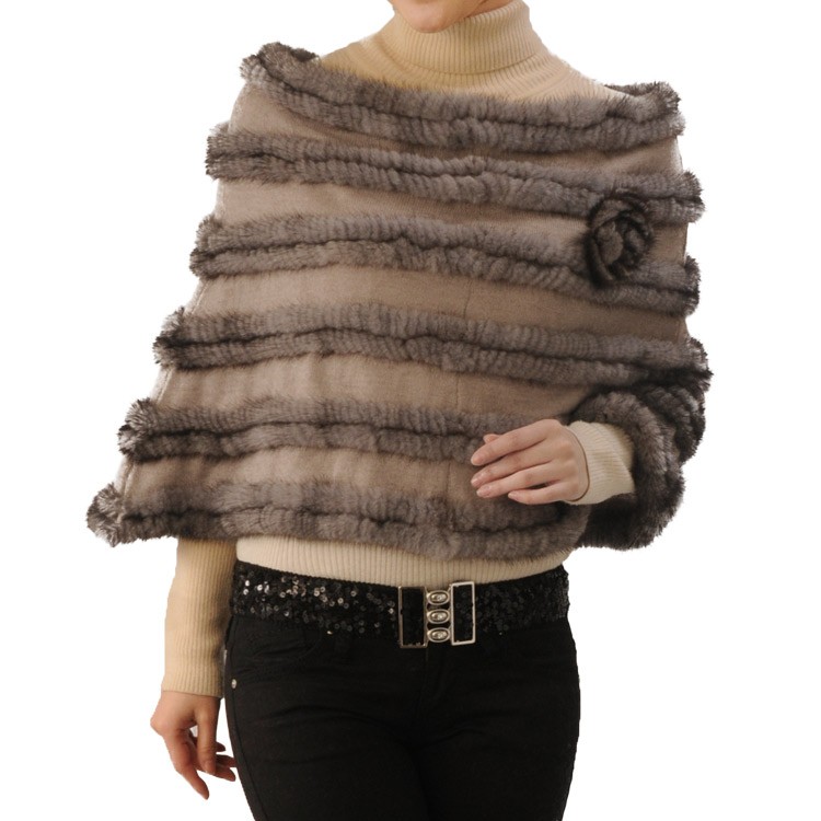 sankyo shokai（三京商会） ［期間限定価格］ミンク ニット ケープ